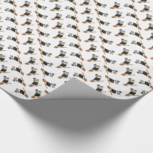 Bald Eagle Halloween Geschenkpapier (Ecke)