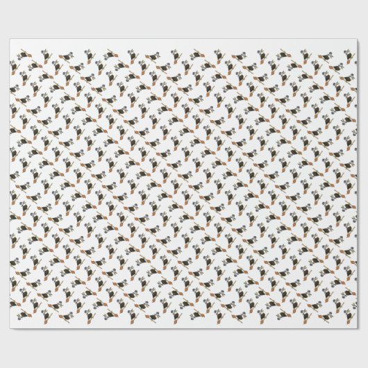 Bald Eagle Halloween Geschenkpapier (Flach)