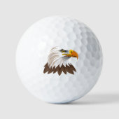 Bald eagle head golfball (Vorderseite)