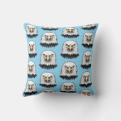 Bald eagle head kissen (Rückseite)