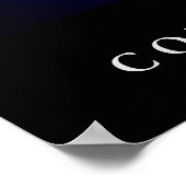 Bald Eagle Head Motivierend Confidence Art Poster (Ecke)