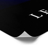 Bald Eagle Head Motivierend Leadership Art Poster (Ecke)