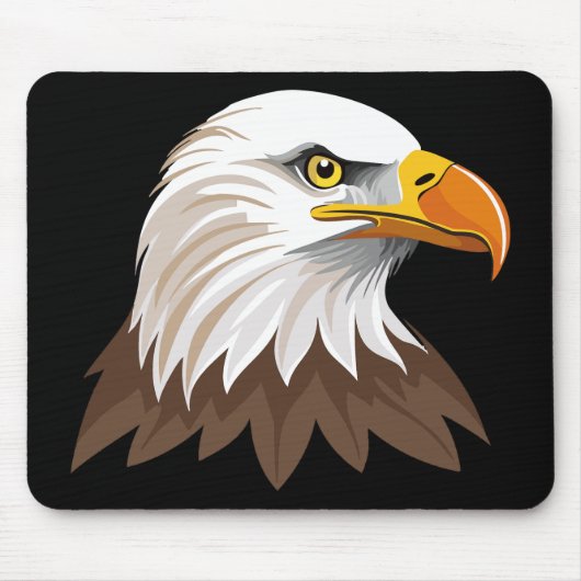 Bald eagle head mousepad (Vorne)
