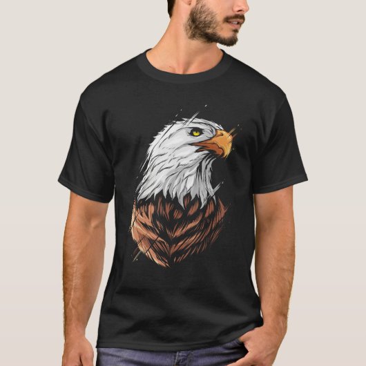 Bald eagle head of an american bald eagle T-Shirt (Vorderseite)
