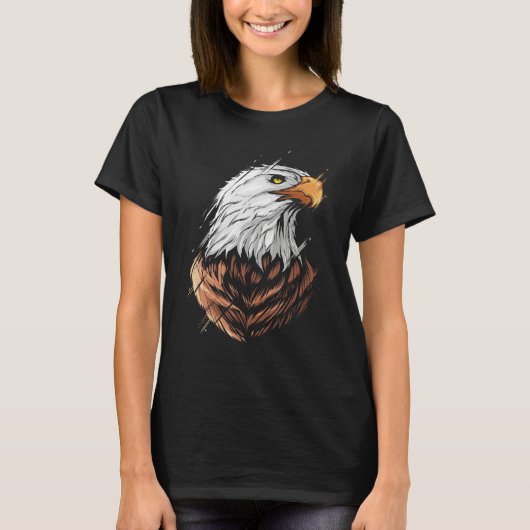 Bald eagle head of an american bald eagle T-Shirt (Vorderseite)