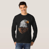 Bald eagle head of an american bald eagle T-Shirt (Vorne ganz)