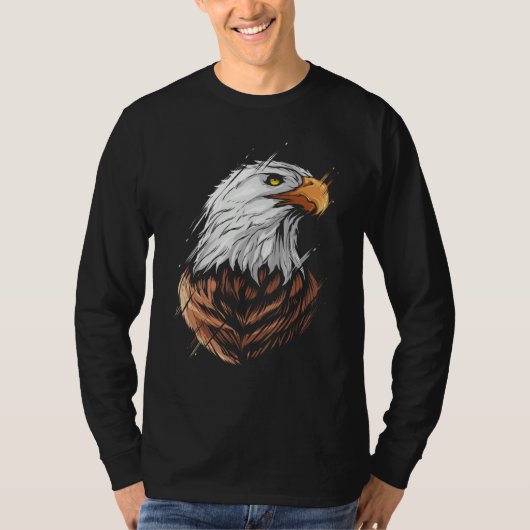 Bald eagle head of an american bald eagle T-Shirt (Vorderseite)