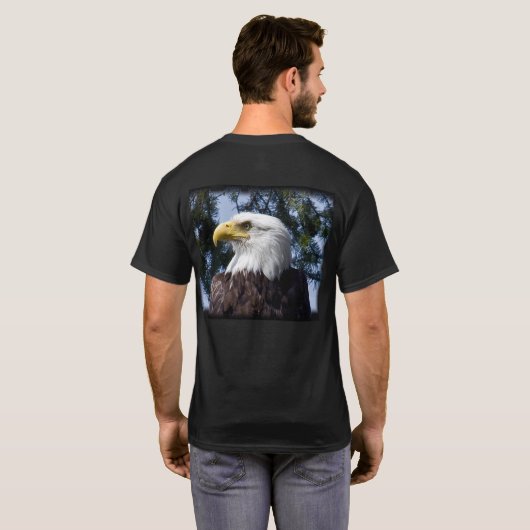 Bald Eagle Head - Shirt (Schwarz voll)
