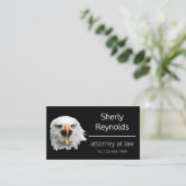 Bald Eagle herrlich anpassbar Visitenkarte (Stehend Vorderseite)