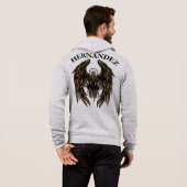 Bald Eagle Hoodie (Schwarz voll)