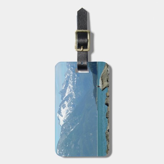 Bald Eagle im Skagway Alaska Gepäckanhänger (Vorderseite vertikal)