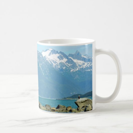 Bald Eagle im Skagway Alaska Kaffeetasse (Rechts)