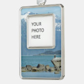 Bald Eagle im Skagway Alaska Rahmen-Ornament Silber (Links)