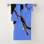 Bald Eagle im Winter - Original Wildlife Art Badhandtuch Set (Insitu)