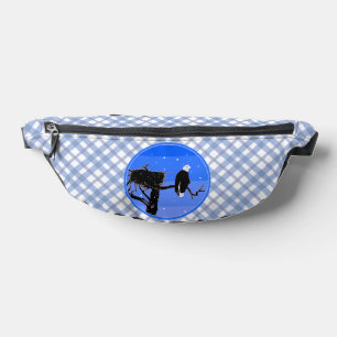 Bald Eagle im Winter - Original Wildlife Art Bauchtasche