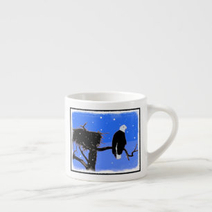 Bald Eagle im Winter - Original Wildlife Art Espressotasse