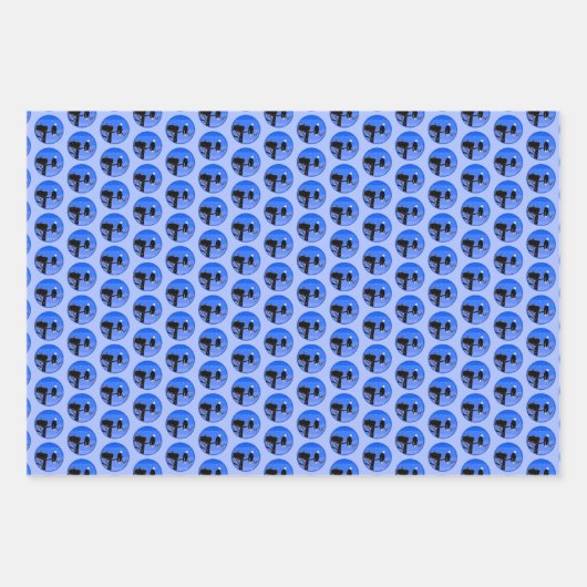 Bald Eagle im Winter - Original Wildlife Art Geschenkpapier Set (Vorderseite)