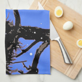 Bald Eagle im Winter - Original Wildlife Art Geschirrtuch (Viertel Falte)