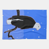 Bald Eagle im Winter - Original Wildlife Art Geschirrtuch (Horizontal)