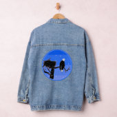 Bald Eagle im Winter - Original Wildlife Art Jeansjacke (Hangar)
