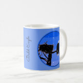 Bald Eagle im Winter - Original Wildlife Art Kaffeetasse (VorderseiteRechts)