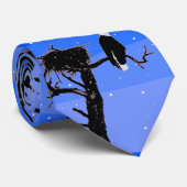 Bald Eagle im Winter - Original Wildlife Art Krawatte (Gerollt)