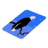 Bald Eagle im Winter - Original Wildlife Art Magnet (Linke Seite)