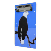 Bald Eagle im Winter - Original Wildlife Art Mini Klemmbrett (Gewinkelt2)