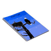 Bald Eagle im Winter - Original Wildlife Art Notizblock (Rechte Seite)