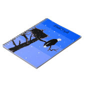 Bald Eagle im Winter - Original Wildlife Art Notizblock (Linke Seite)