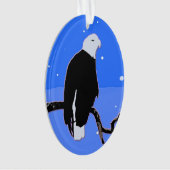Bald Eagle im Winter - Original Wildlife Art Ornament (Vorderseite)
