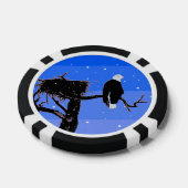 Bald Eagle im Winter - Original Wildlife Art Pokerchips (Einzeln)