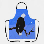 Bald Eagle im Winter - Original Wildlife Art Schürze (Vorderseite)