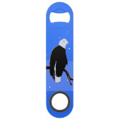 Bald Eagle im Winter - Original Wildlife Art Speed Flaschenöffner (Rückseite)