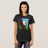 Bald Eagle imprint american bird animal graphic mo T-Shirt (Vorne ganz)