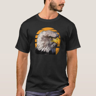 Bald Eagle Imprint Nordamerikanischer Patriotische T-Shirt