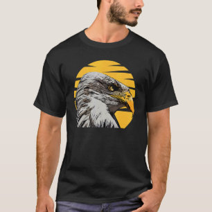 Bald Eagle Imprint Nordamerikanischer Patriotische T-Shirt