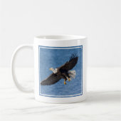 Bald eagle in flight kaffeetasse (Links)