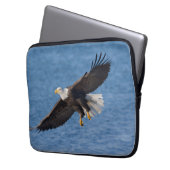 Bald eagle in flight laptopschutzhülle (Vorderseite Links)