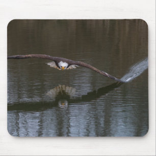 Bald Eagle in Flight Mousepad