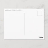 Bald Eagle in Kodiak, Alaska Postkarte (Rückseite)