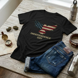 Bald Eagle Independence Day Patriotic T-Shirt