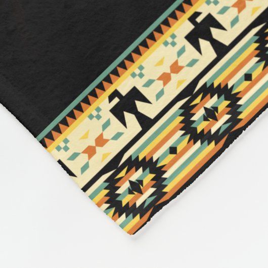 Bald Eagle Indianerstolz Soft Fleecedecke (Ecke)