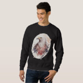Bald Eagle Japanese Cherry Blossom Sakura Wildlife Sweatshirt (Vorne ganz)