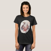 Bald Eagle Japanese Cherry Blossom Sakura Wildlife T-Shirt (Vorne ganz)