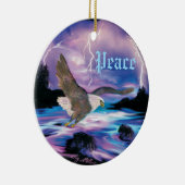 Bald Eagle Keramik Ornament (Rechts)