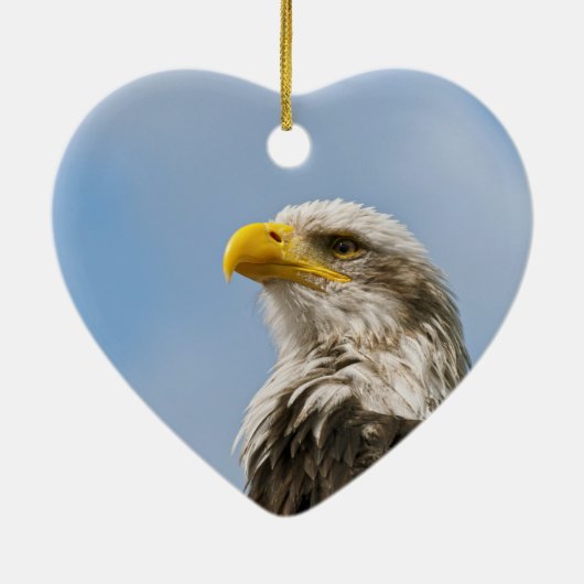 Bald Eagle Keramik Ornament (Hinten)