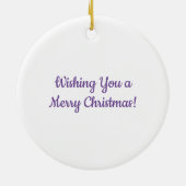 Bald Eagle Keramik Ornament (Hinten)