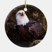 Bald Eagle Keramik Ornament (Hinten)
