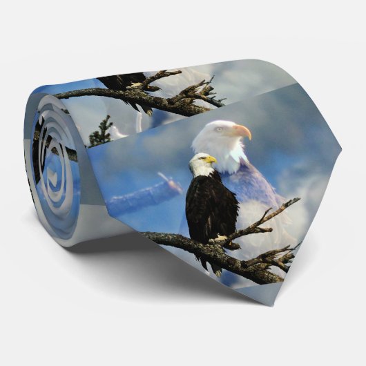 Bald Eagle Krawatte (Gerollt)